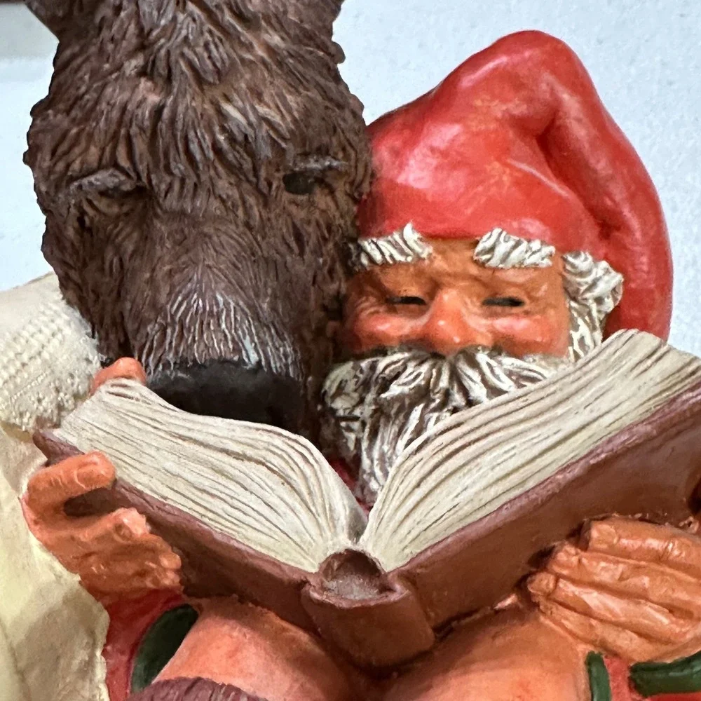 Klaus Wickl Enesco Sandman Santa Reading & Donkey 340464 Vintage 1994 Decor